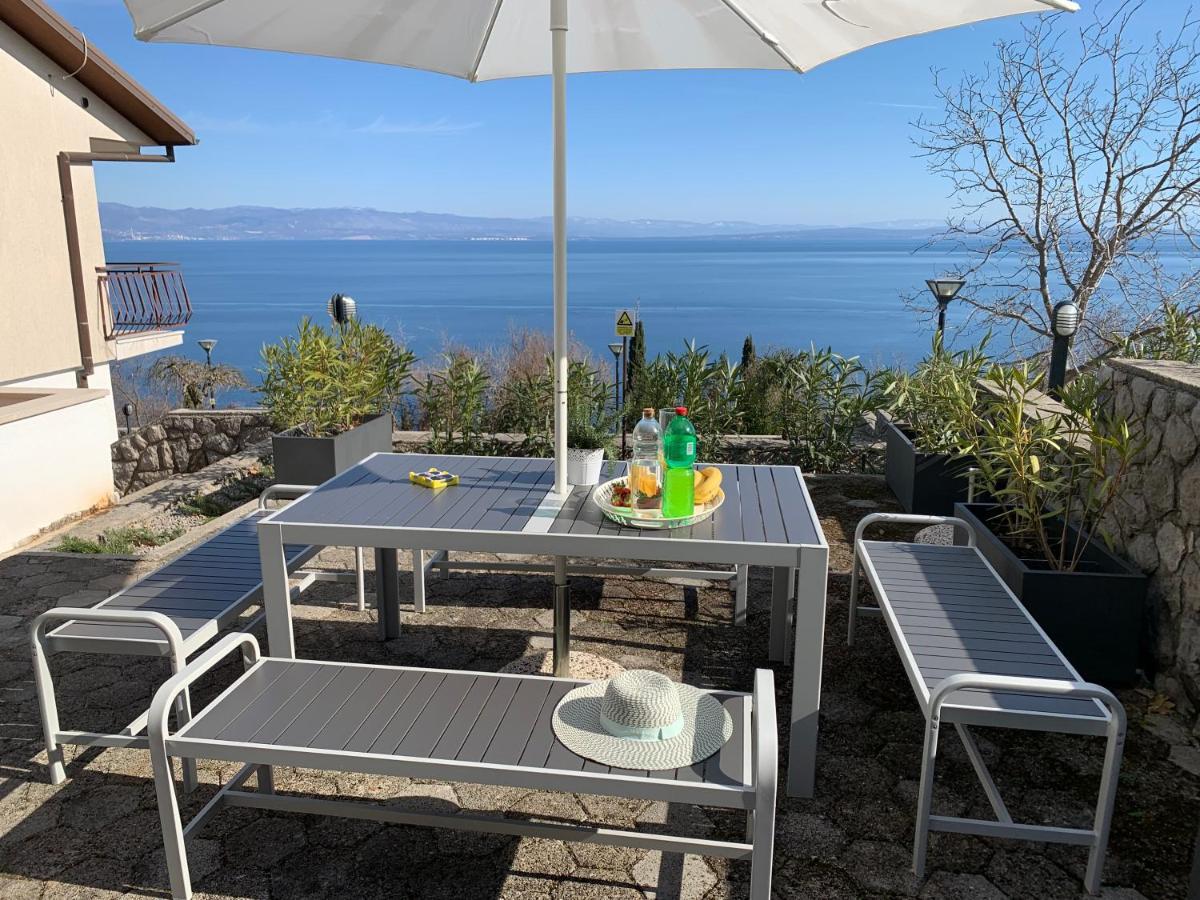 Apartments Near The Beach, With Terraces And Seaview At House B. Mošćenička Draga Buitenkant foto