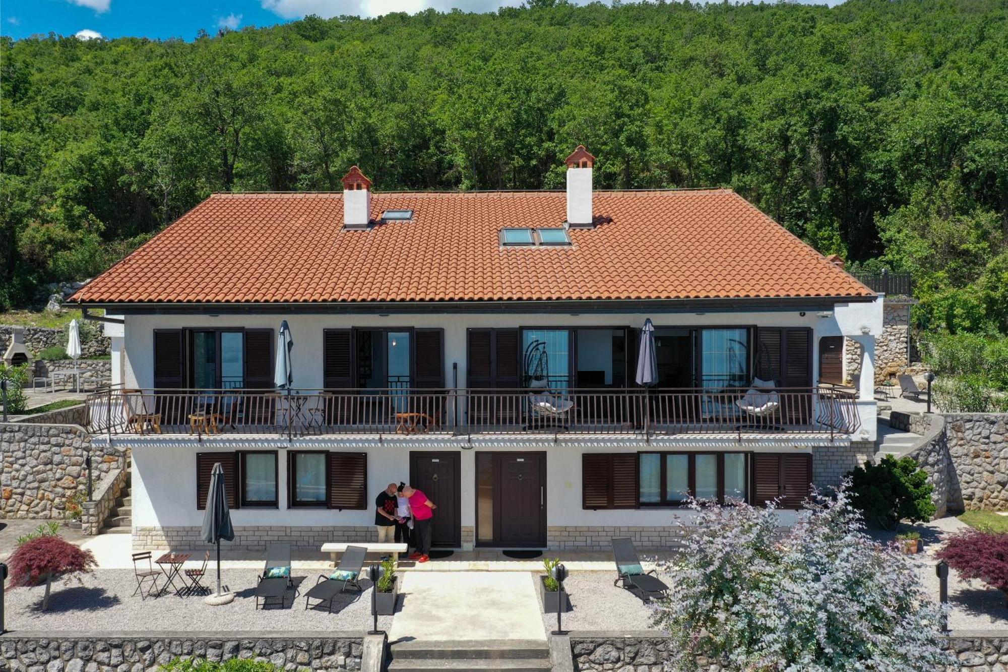 Apartments Near The Beach, With Terraces And Seaview At House B. Mošćenička Draga Buitenkant foto